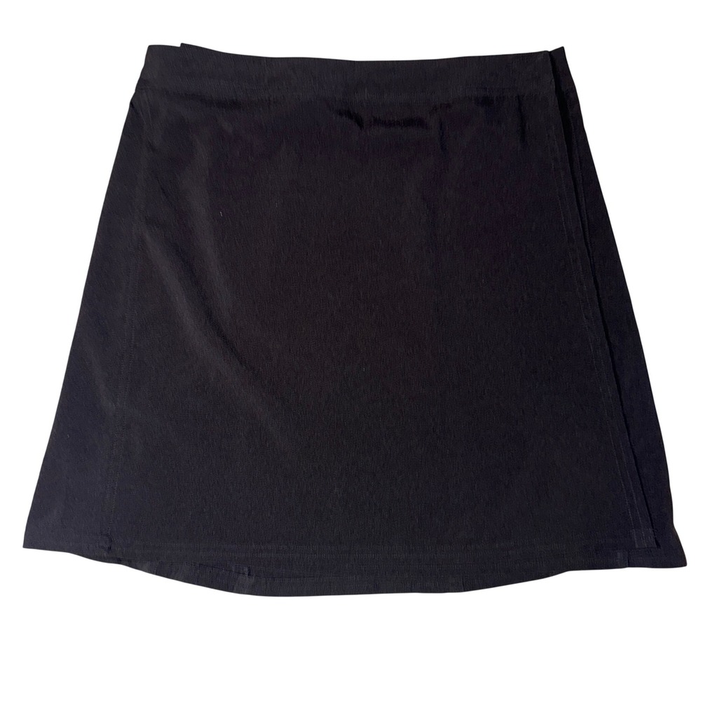 RipSkirt Hawaii‎ Wrap Skirt Medium Black Adjustable Velcro Quick Dry Pocket